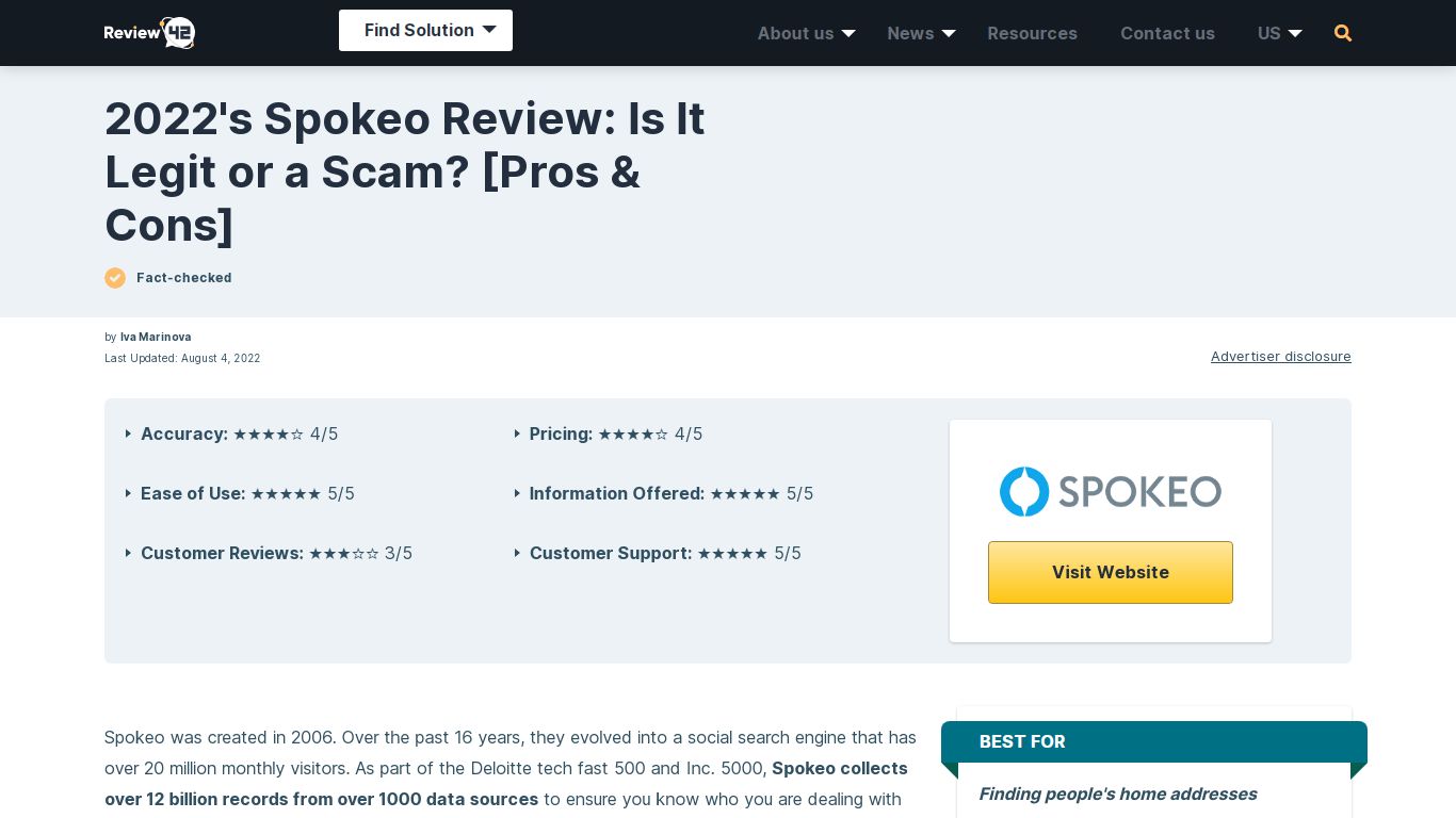 2022's Spokeo Review: Is It Legit or a Scam? [Pros & Cons]